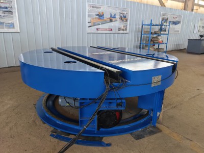 30T electrical turntable for rail transfer cart