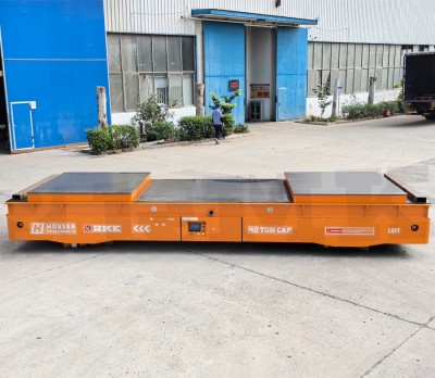 Heavy Duty 40 tons steel plate omni-directional Transfer Cart