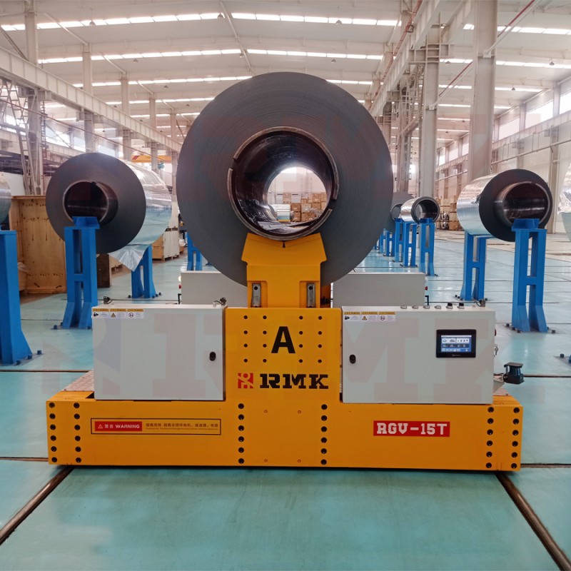 15 tons Battery powered steel coil rail transfer cart