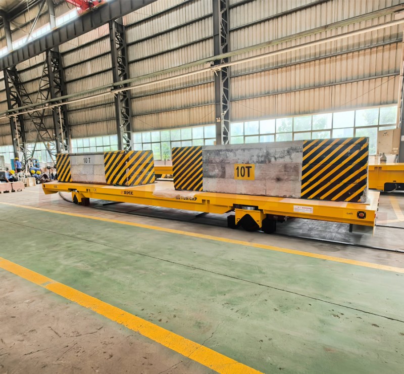 20 Tons Track Turning Steel Pipe Transfer Cart