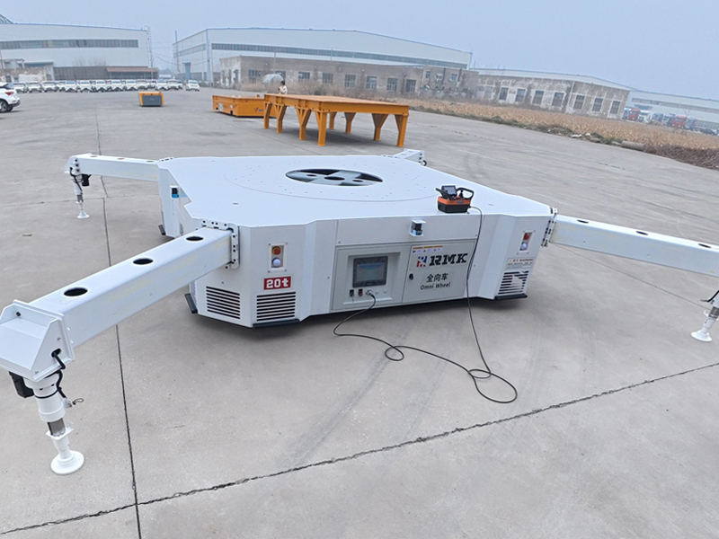 20 ton Telescopic Deck omniwheel transfer cart